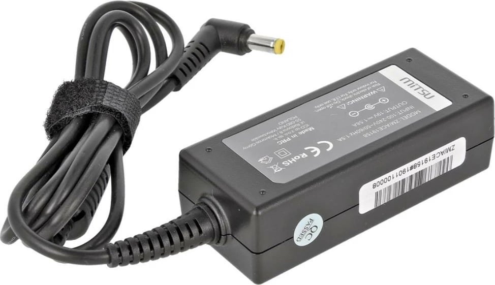 Karikues laptopi Mitsu ZM/ACE19158, 19V 1.58A, 30W, për Acer/Dell/Packard Bell, Zi