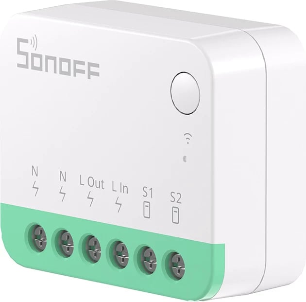 Switch smart Sonoff MINIR4M, Matter, Wi-Fi, i bardhë