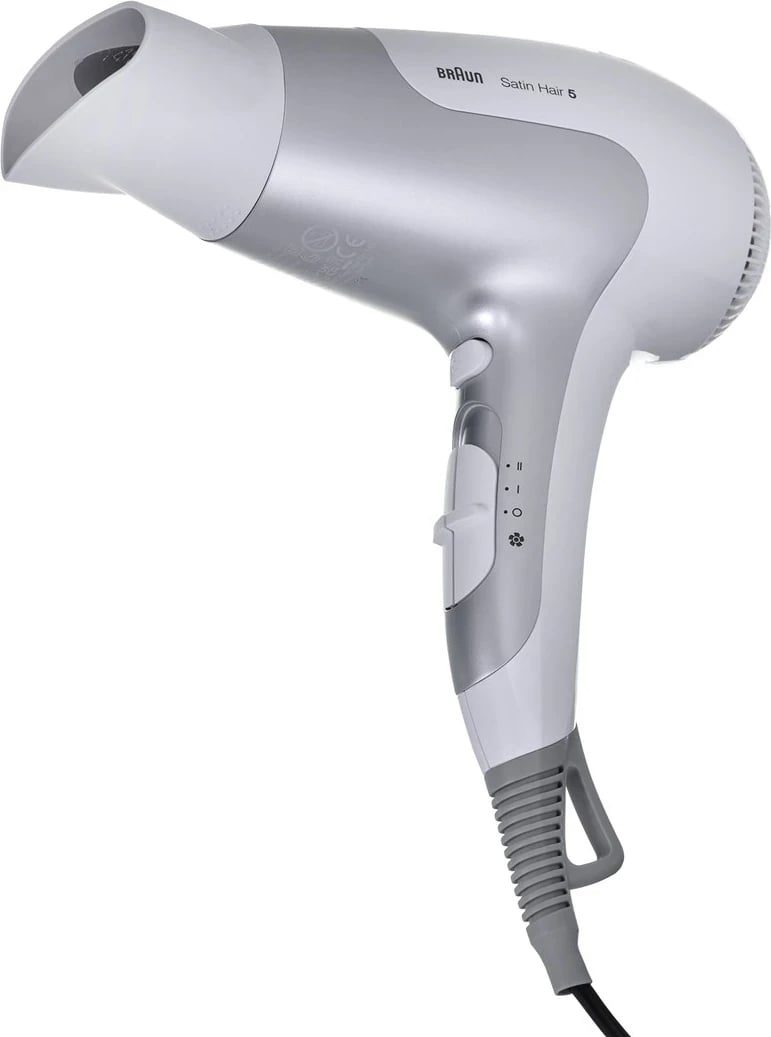 Tharëse për flokë Braun HD580, 2500W, e bardhë/e argjend 