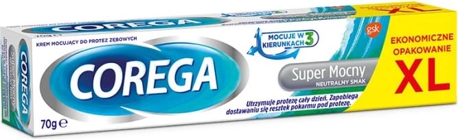 Krem ngjitës për proteza Corega Super Strong Neutral Flavor 70g