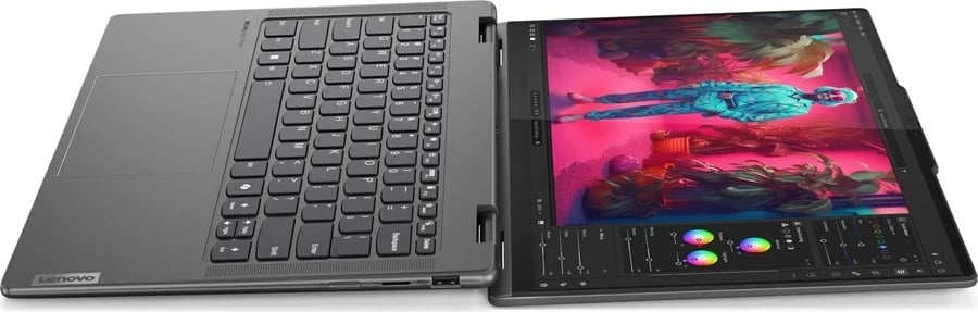 Laptop hibrid Lenovo Yoga 7 14AHP9, AMD Ryzen 5, 16 GB RAM, 512 GB SSD, Gri