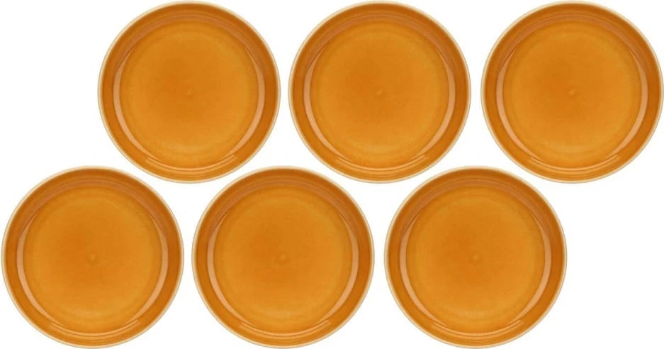 Set pjatash për supë Rose&Tulipani, 6 copë, portokalli