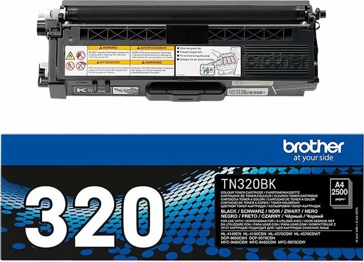 Toner Brother TN-320BK, i zi, 2500 faqe