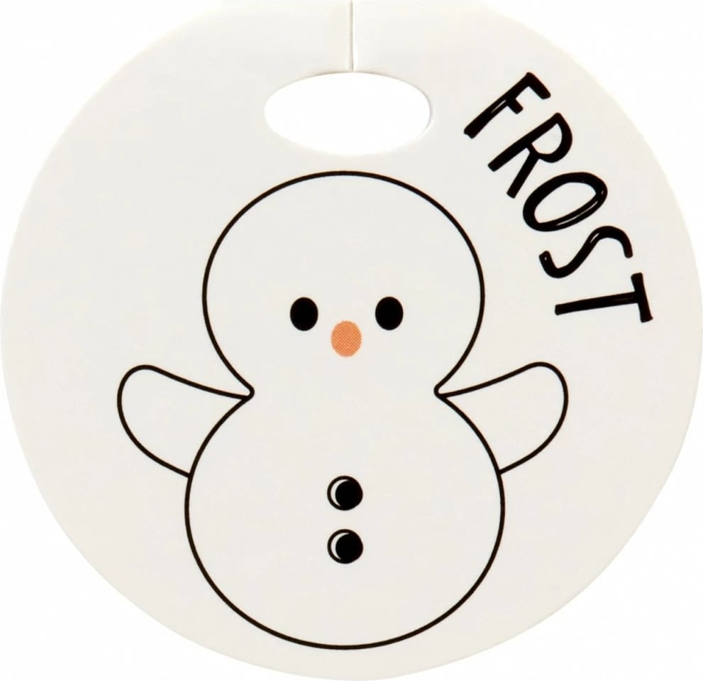 Lodër pelushi Fluffie Stuffiez Snowman, 10", multikolor