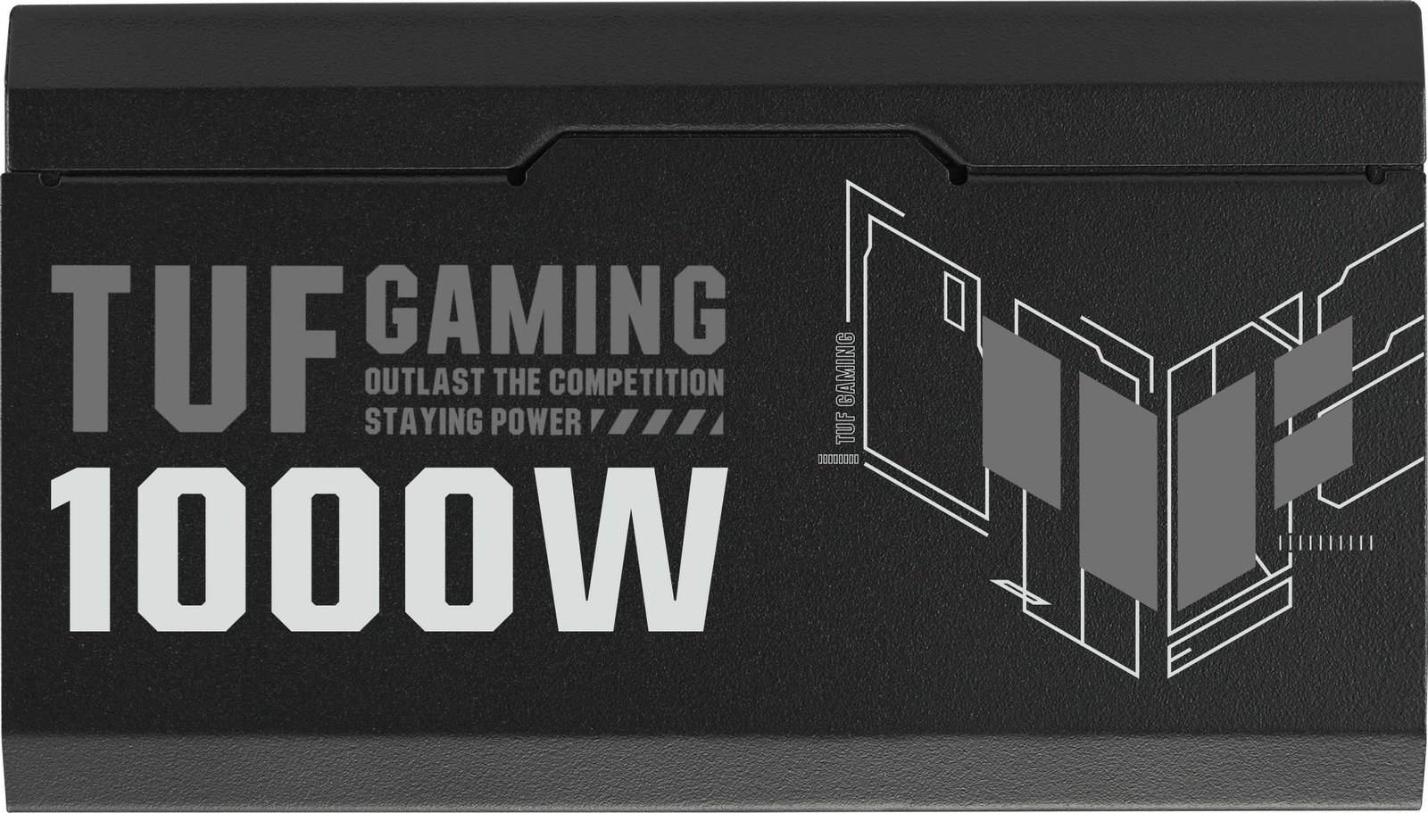 Kasë energjie ASUS TUF Gaming 1000W, 80 PLUS Gold, plotësisht modulare, e zezë