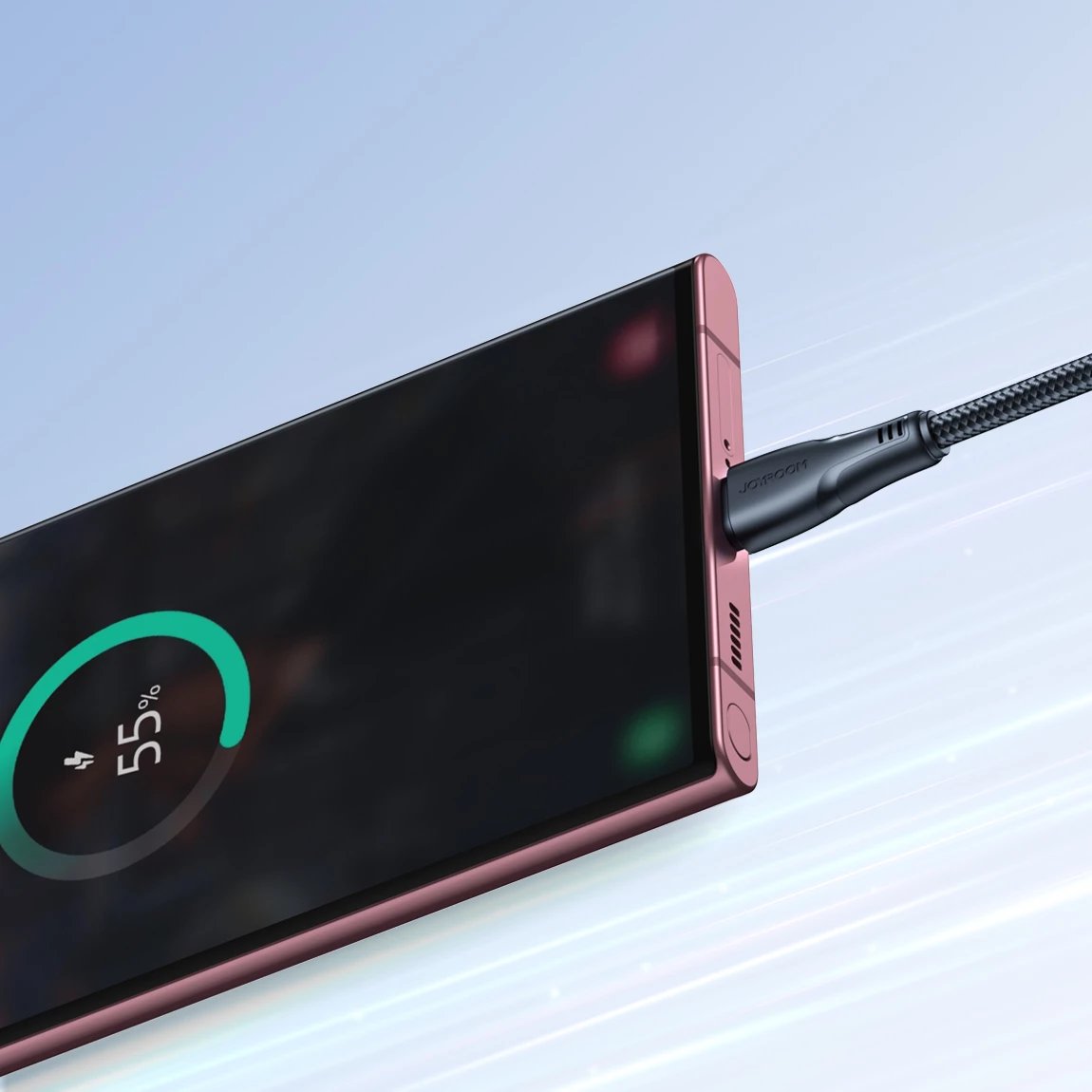 Kabllo Joyroom Surpass Series A11, USB-A në USB-C, 1.2m, 3A, e zezë