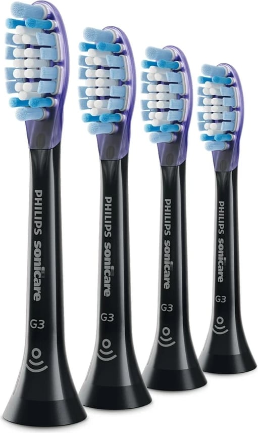 Koka zëvendësuese për furçë dhëmbësh Philips Premium Gum Care HX9054/88, 4 copë, e zezë