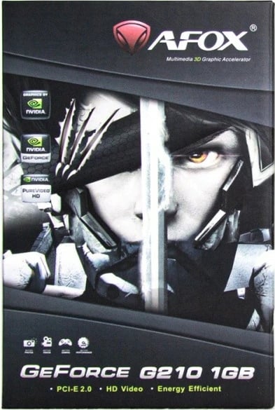 Kartelë grafike AFOX GeForce GT 210, 1GB DDR3, 64-bit, PCI-E, DVI HDMI VGA, me ventilator