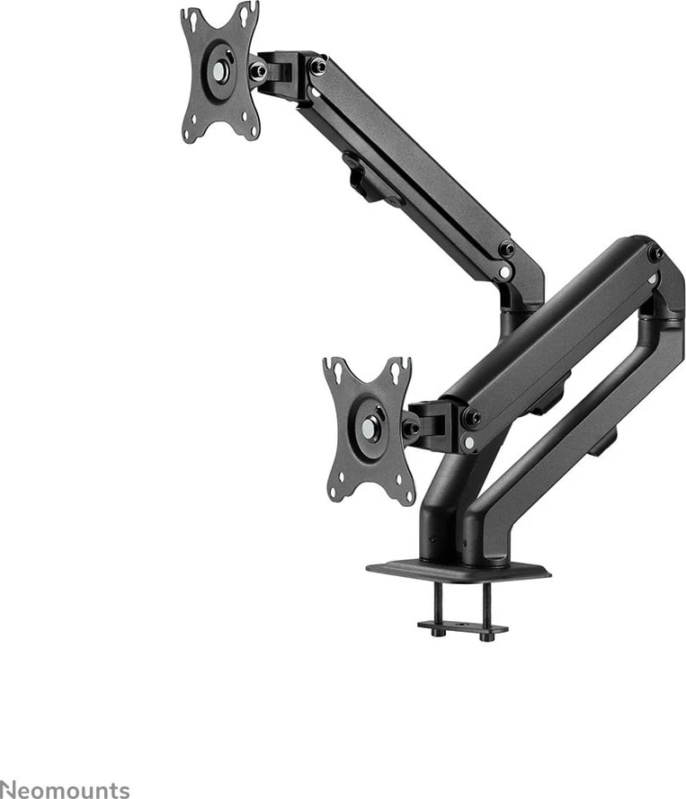 Krah monitori Neomounts FPMA-D650DBLACK, për 2 monitorë, 17-27 inç, rregullim lartësie me gas spring, ngjyrë e zezë Krah monitori Neomounts FPMA-D650DBLACK, për 2 monitorë, 17-27 inç, rregullim lartësie me gas spring, ngjyrë e zezë