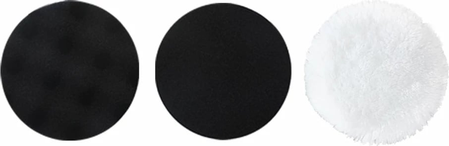 Set aksesorësh Baseus për makinë poliruese CRDLQ-C01, 3 copa, E zezë/E bardhë