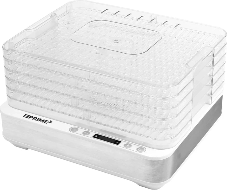 Dehidratues ushqimi PRIME3 SFD51, 5 tabaka, 420 W, Bardhë