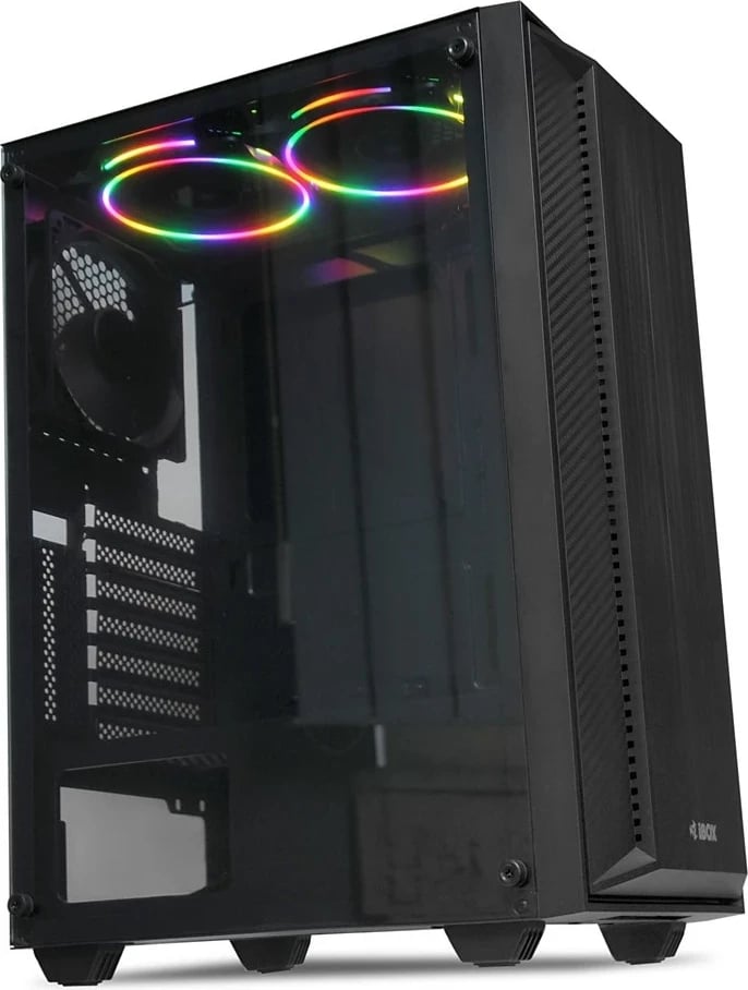 Kasë I-BOX CETUS 906, Midi Tower ATX, e zezë Kasë I-BOX CETUS 906, Midi Tower ATX, e zezë