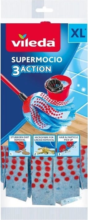 Mbushje për leckë Vileda 3Action Velor XL