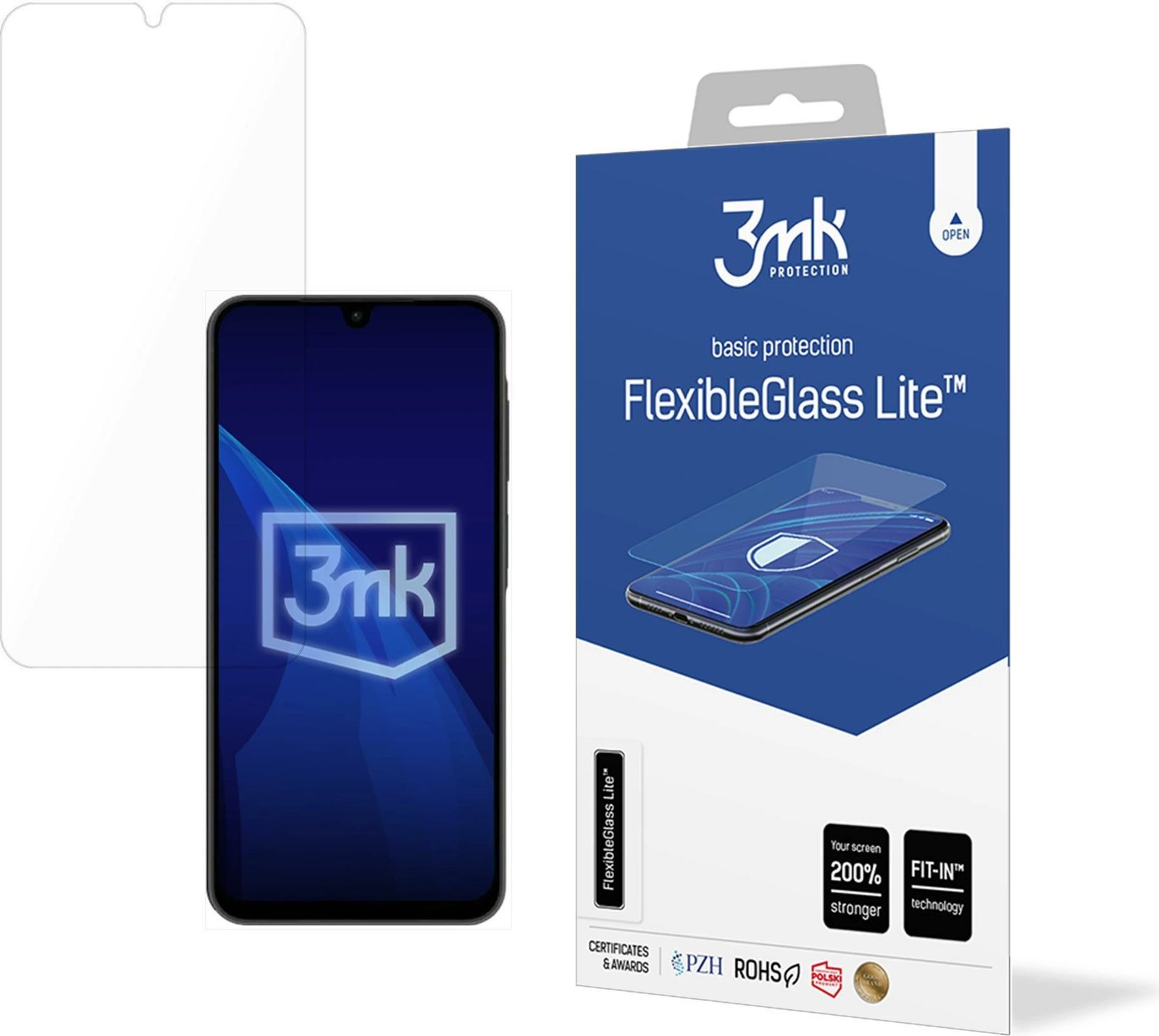 Mbështjellës xhami hibrid 3mk Protection FlexibleGlass Lite për Samsung Galaxy A26 5G