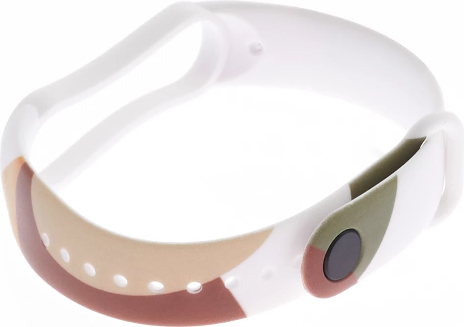 Rrip silikon për Xiaomi Mi Band 3/4 Hurtel, camo, Bardhë/Kuqe/Bezhë