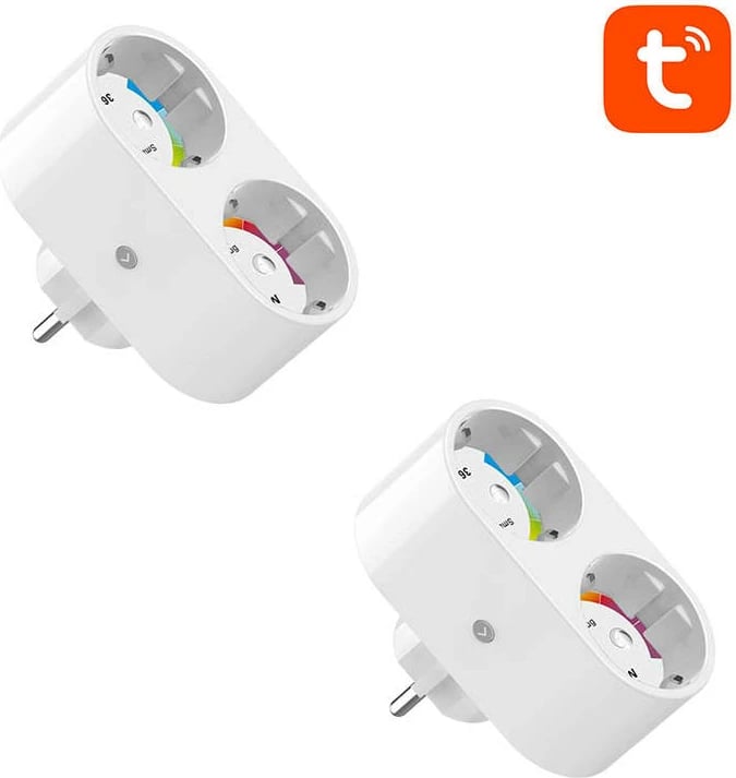 Prizë e mençur WiFi Gosund SP211, 2 copa (two-pack), 3500W, e bardhë