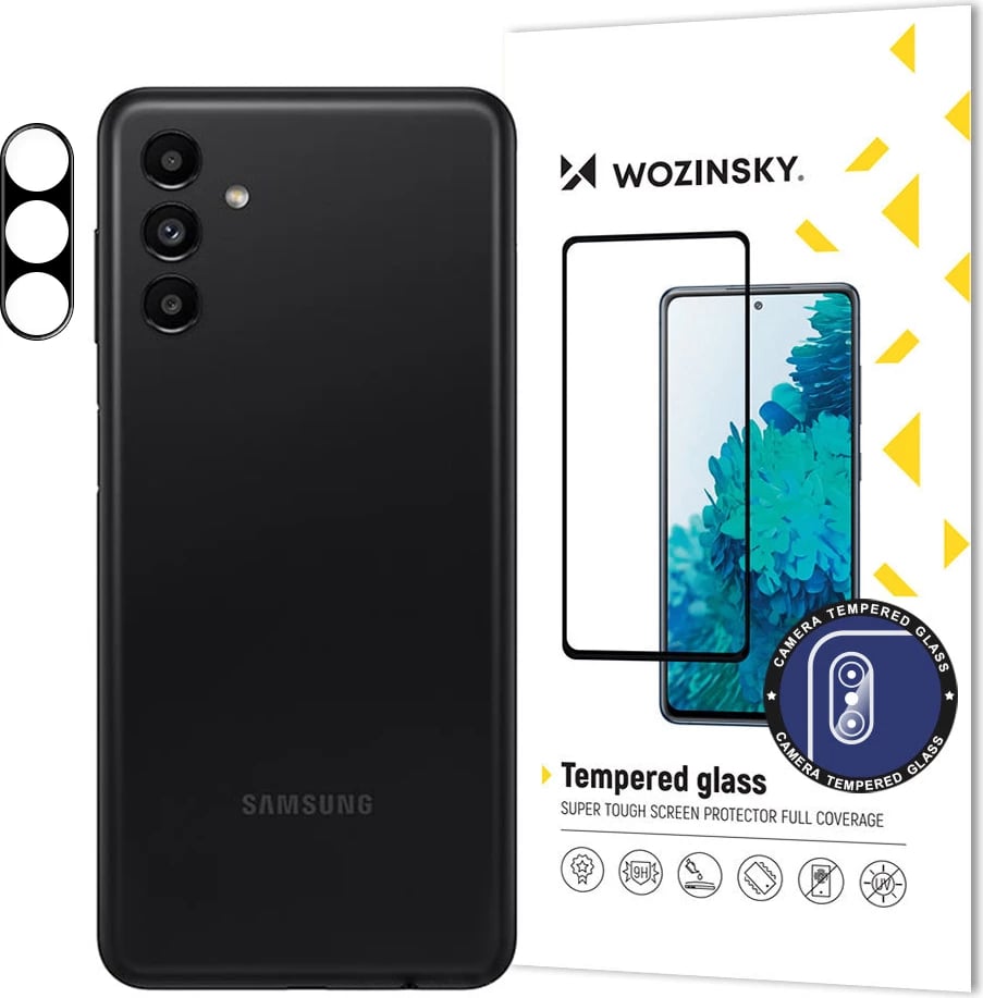 Xham i temperuar për kamerë Wozinsky për Samsung Galaxy A13 5G, Full Cover, Transparent