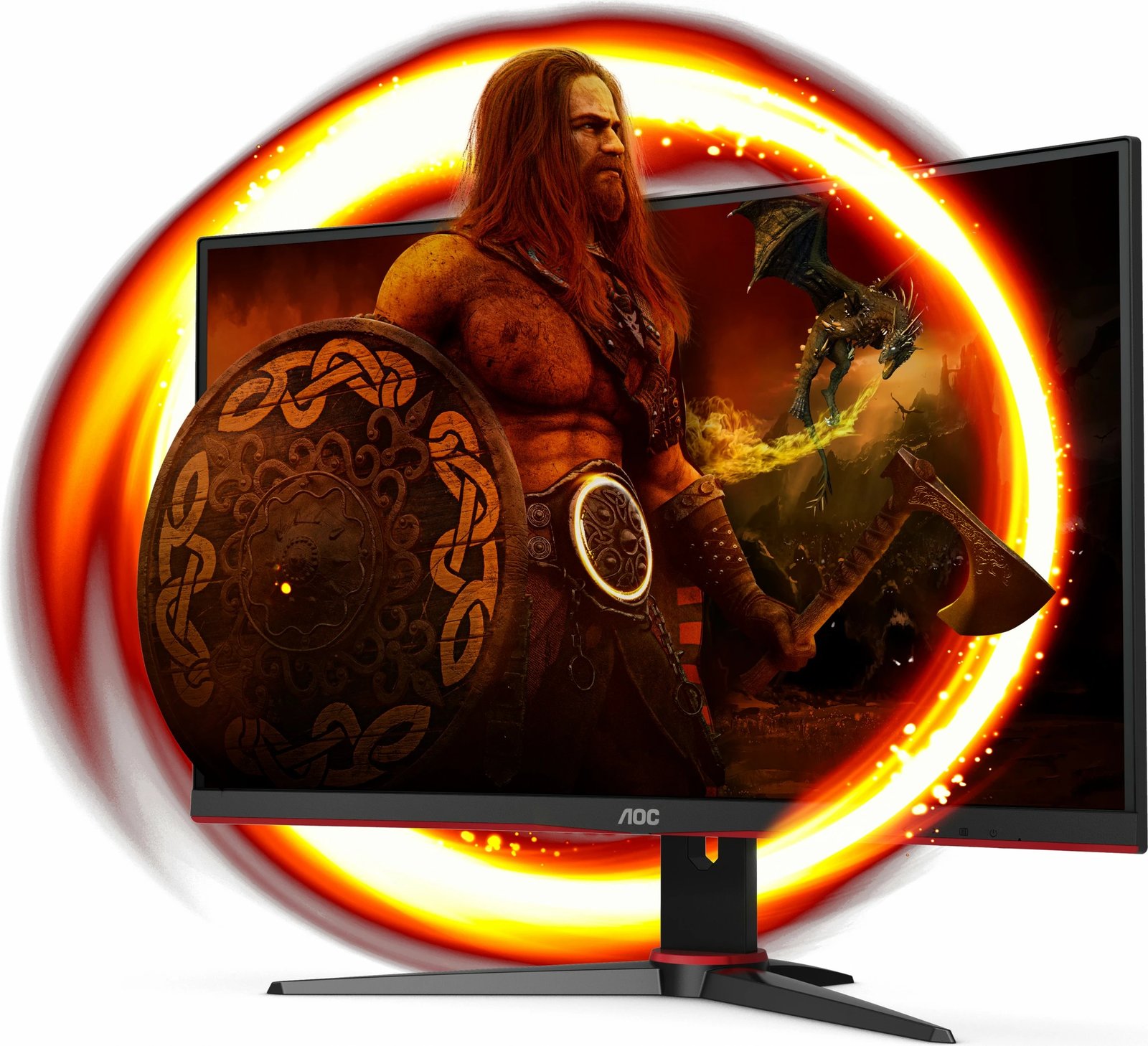 Monitor AOC G2 C27G2ZE/BK, 27", Full HD, LED, 0.5 ms, i zi, i kuq