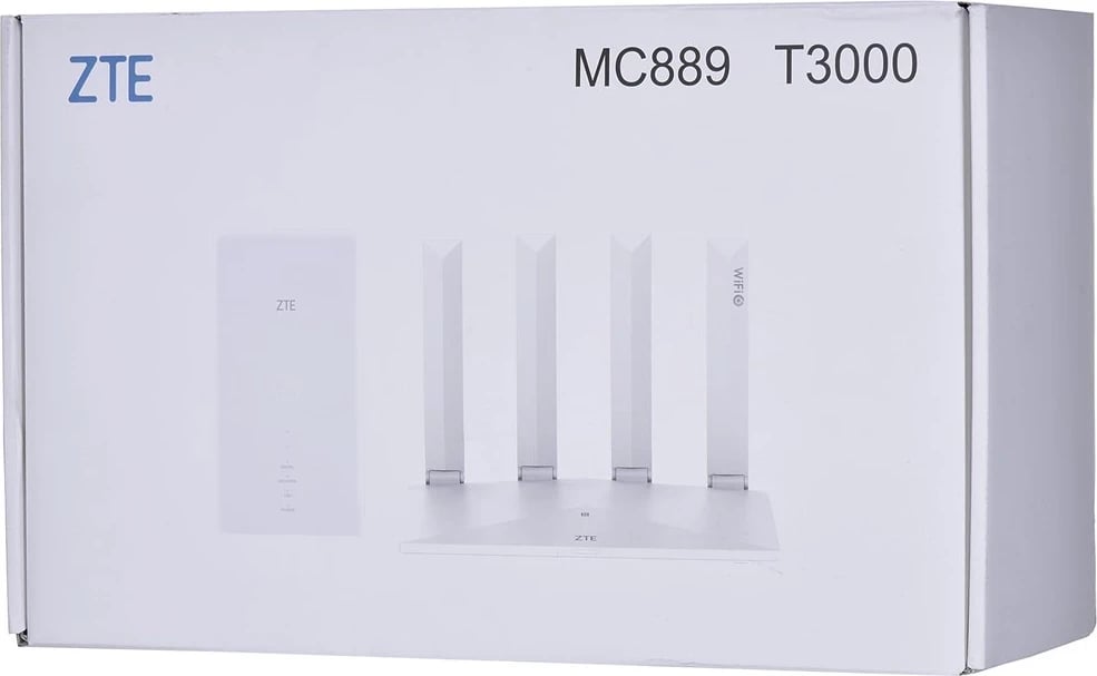 Router ZTE MC889+T3000, i bardhë Router ZTE MC889+T3000, i bardhë
