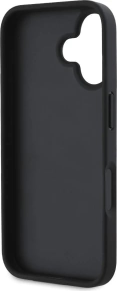 Mbështjellës DKNY Texture Pattern Tonal Stripe për iPhone 16, i zi