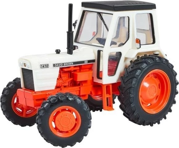Lodër traktor TOMY David Brown 1410 4WD, model 43393, bardhë/portokalli