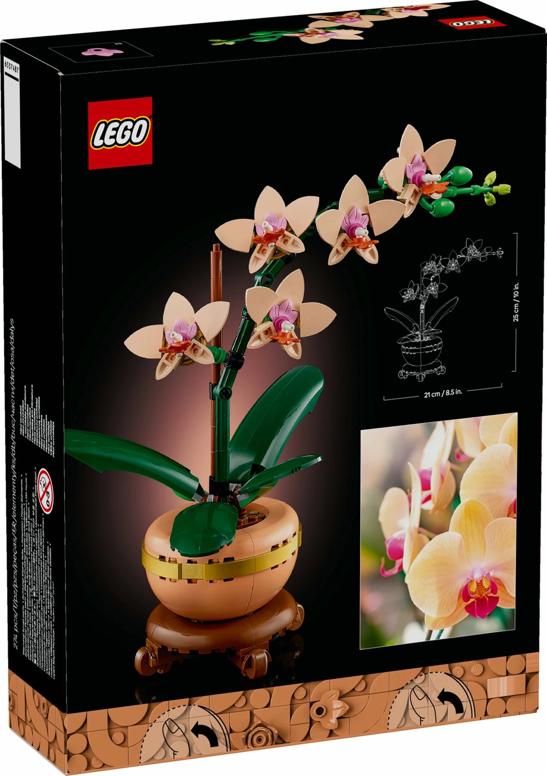 Set ndërtimi LEGO Mini Orchid, 274 pjesë, plastikë, shumëngjyrësh