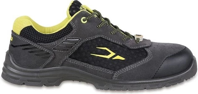 Këpucë sigurie Beta model 7213G, Suede, Gri dhe Verdhë, Nr. 40