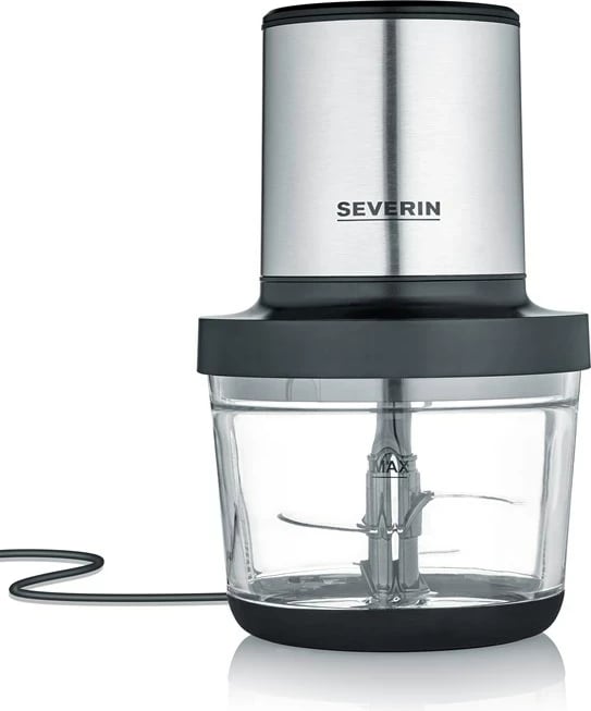 Grirës elektrik ushqimi Severin KM 3867, 1 L, 400 W, Argjendtë