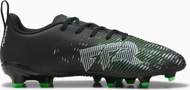 Çizme futbolli për fëmijë Puma, të zeza