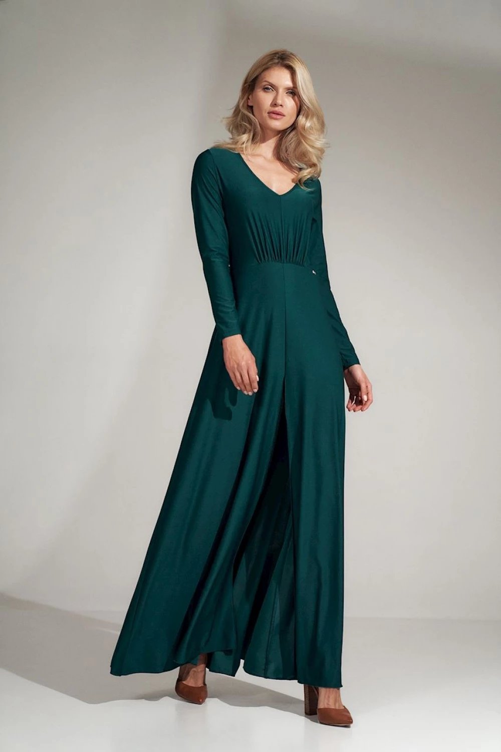 Fustan për femra Figl model 150438, i gjelbër