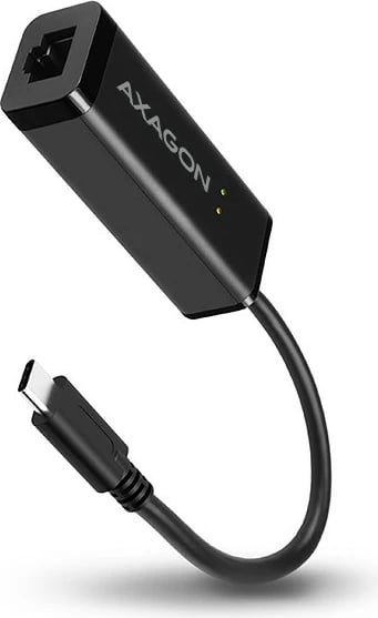 Adapter rrjeti AXAGON ADE-SRC, USB-C 3.2 Gen 1 në Gigabit Ethernet, i zi