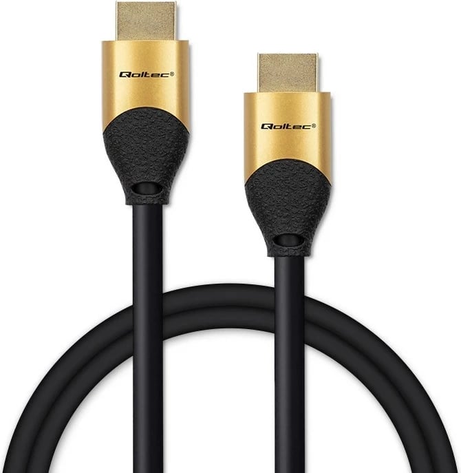 Kabëll HDMI Qoltec 50354, Ultra high speed, 8K, 1m, Ari