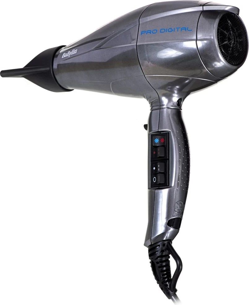 Fyese flokësh BaByliss, gri argjendi