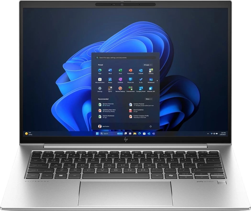 Laptop HP EliteBook 840 G11, 14", Intel Core Ultra 5 125U, 16 GB RAM, 512 GB SSD, Windows 11 Pro, Argjendtë