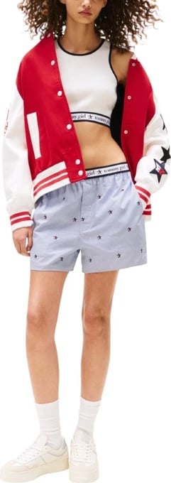 Top femra Tommy Hilfiger Jeans i bardhë