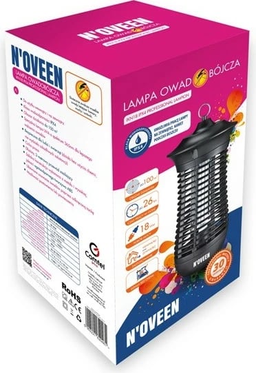 Llambë për insekte NOVEEN IKN18 IPX4, e zezë