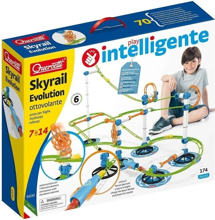 Set ndërtimi Quercetti Skyrail Evolution, 174 pjesë, për fëmijë, shumëngjyrësh