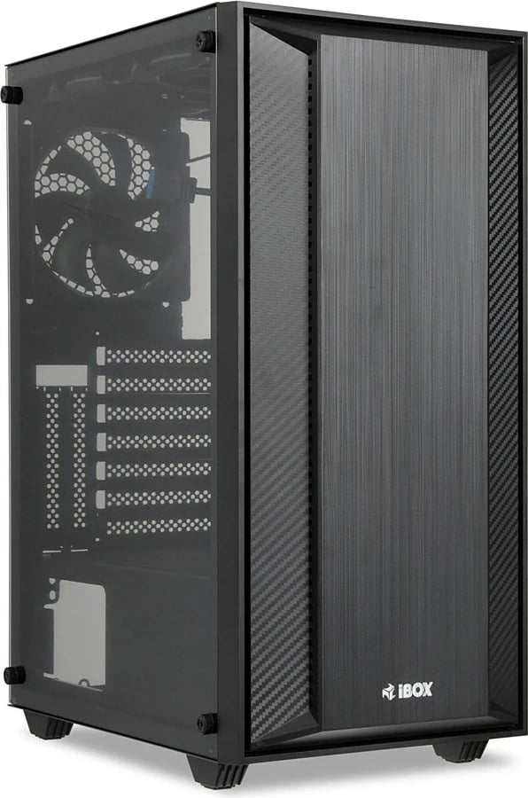 Kasë I-BOX CETUS 906, Midi Tower ATX, e zezë Kasë I-BOX CETUS 906, Midi Tower ATX, e zezë