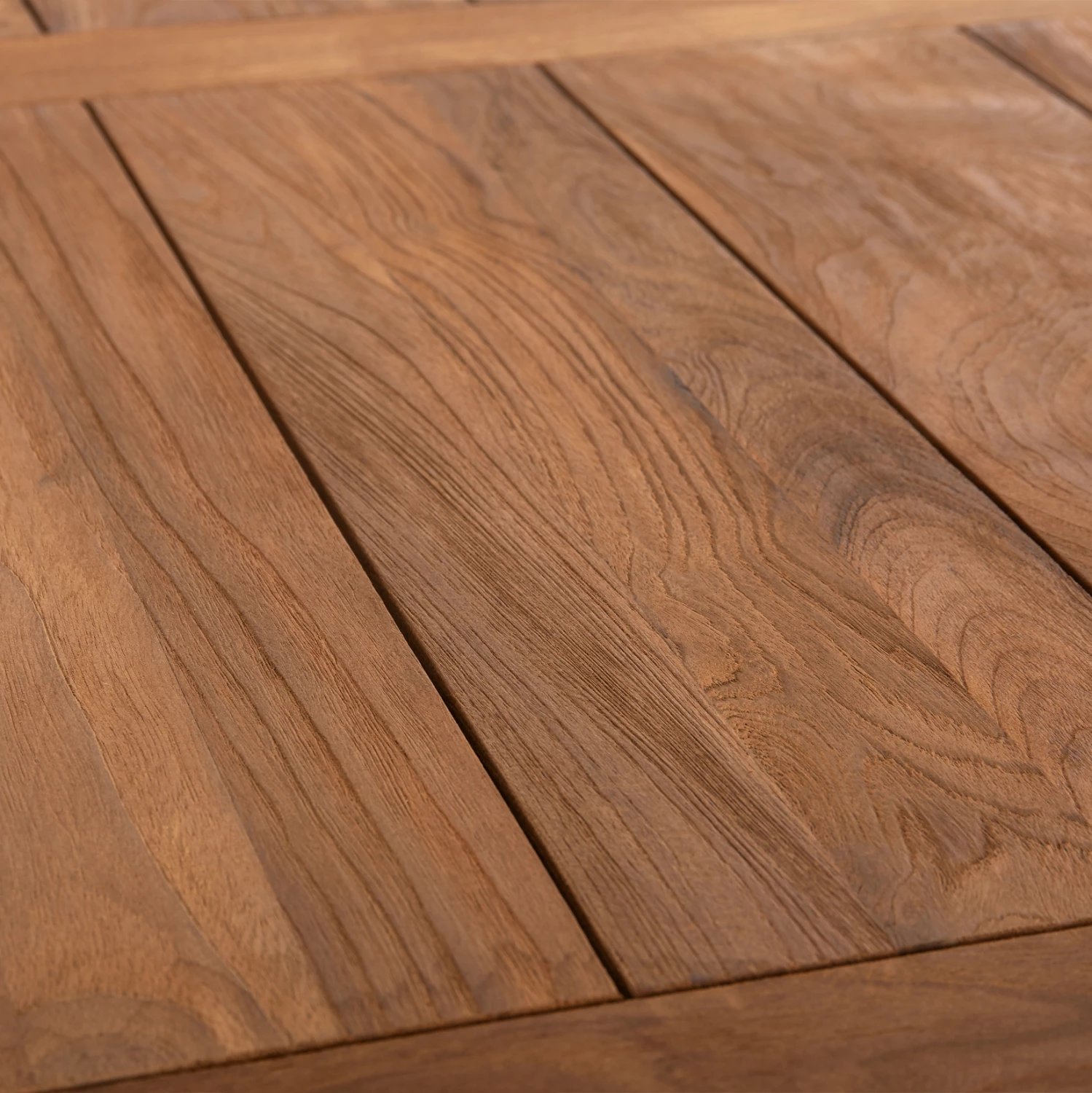 Tavolinë ngrënieje për jashtë, këmbë kryq, FH5964, dru TEAK i ricikluar, ngjyrë natyrale, 240x100x75H cm