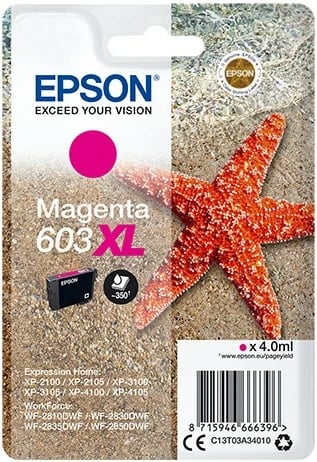 Toner Epson C13T03A34010, XL, Magenta, 4 ml