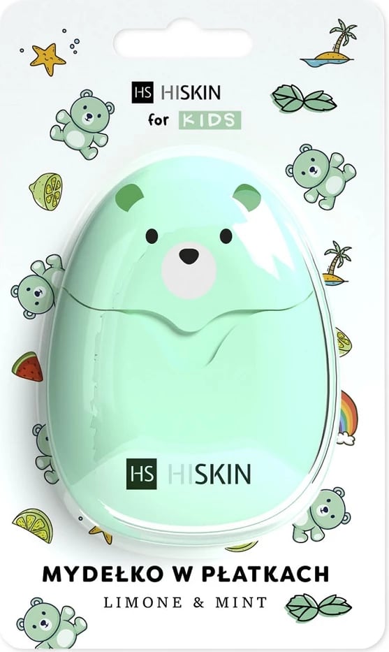 Sapun për duar për fëmijë HiSkin Flakes Limone & Mint, 50 copë