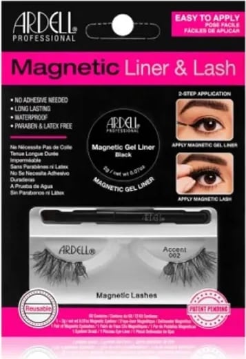 Qerpikë të rremë magnetikë me eyeliner Ardell Accent 002 unisex