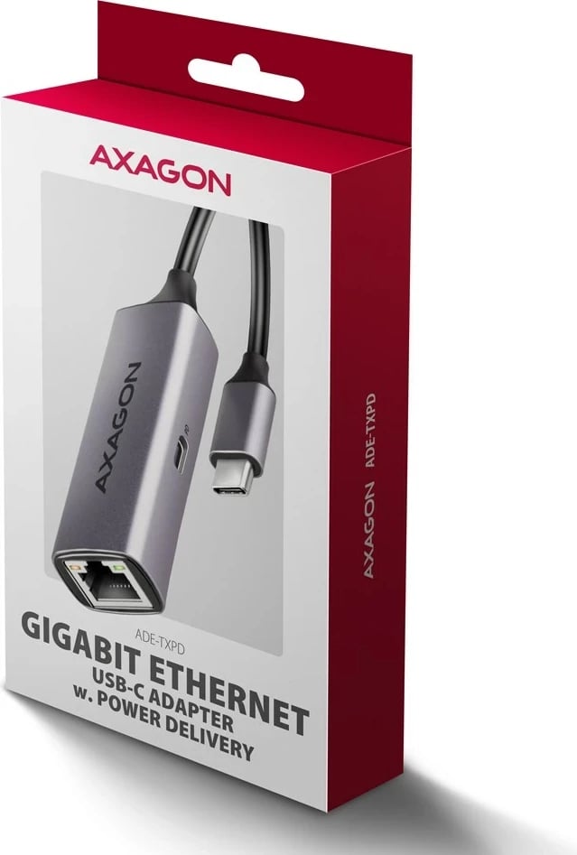 Adapter rrjeti AXAGON ADE-TXPD, Ethernet 1000 Mbit/s, Gri
