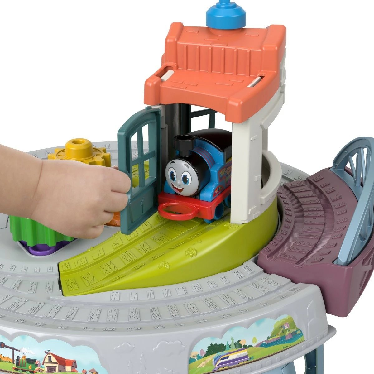 Tavolinë loje me tren Thomas & Friends Fisher Price HXP49, shumëngjyrëshe, për fëmijë