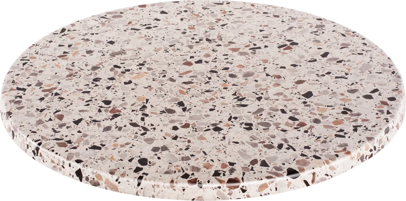 Sipërfaqe Tavoline rrethore, FH5227.16, Werzalit, Φ60, Terrazzo 5766