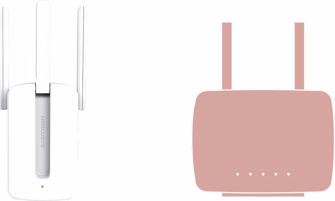 Zgjatues Wi-Fi Mercusys MW300RE, 300 Mbps, 3 antena, i bardhë