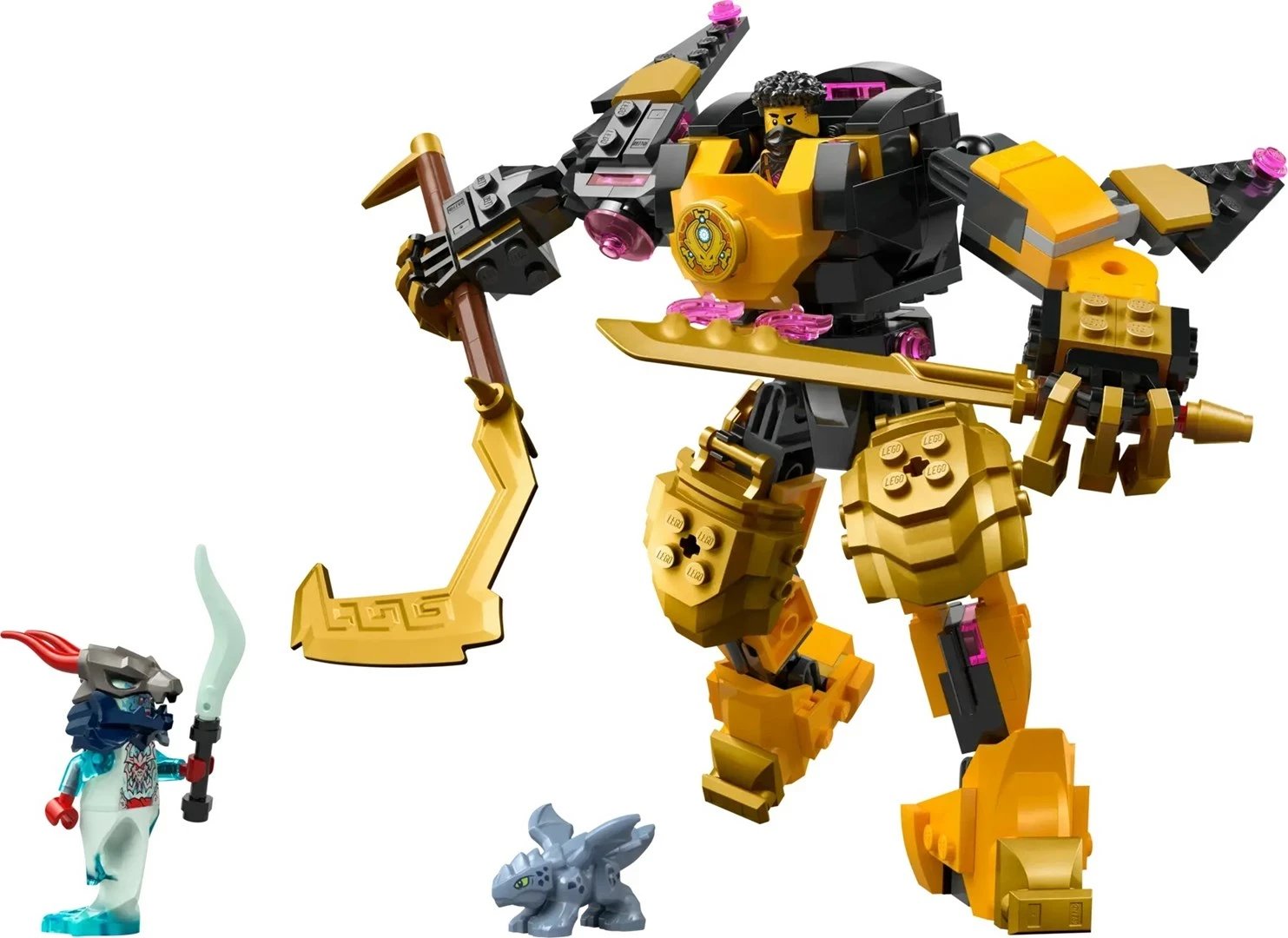Set LEGO NINJAGO Arin's Spinjitzu Battle Mech 71839, 2 minifigura