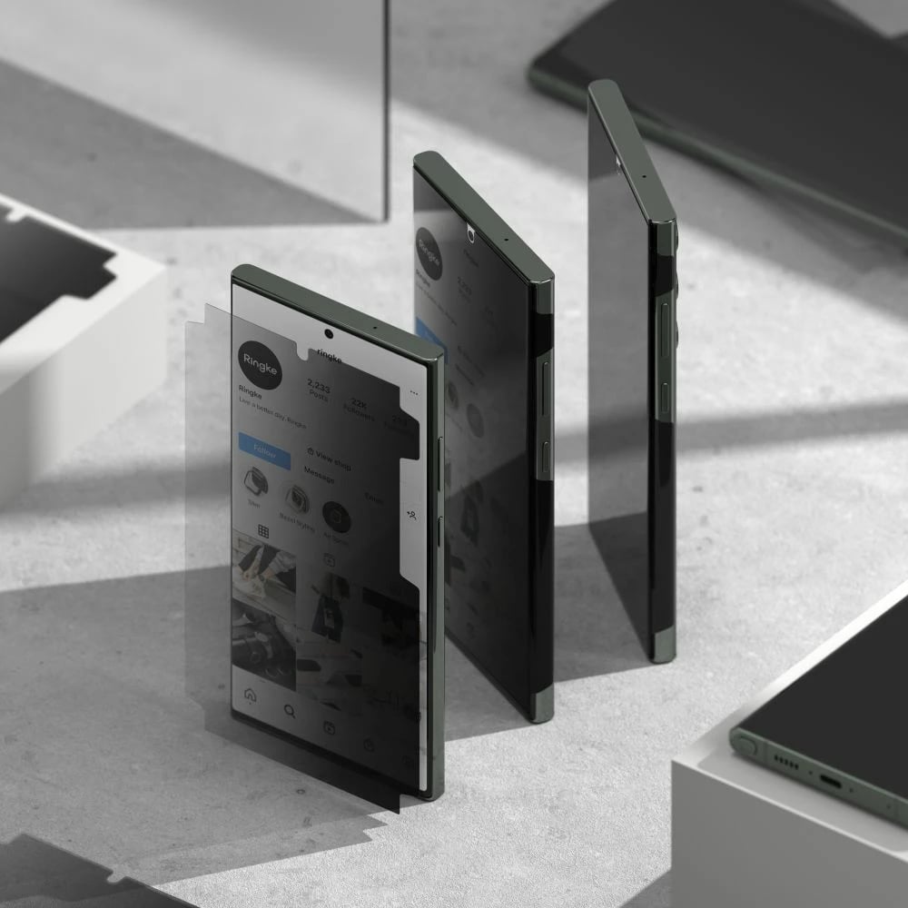 Mbrojtës ekrani privatësie Ringke Dual Easy për Samsung Galaxy S23 Ultra