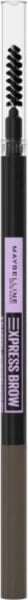 Laps për vetulla Maybelline Express Brow Ultra Slim Automatic për femra Deep Brown 1 copë