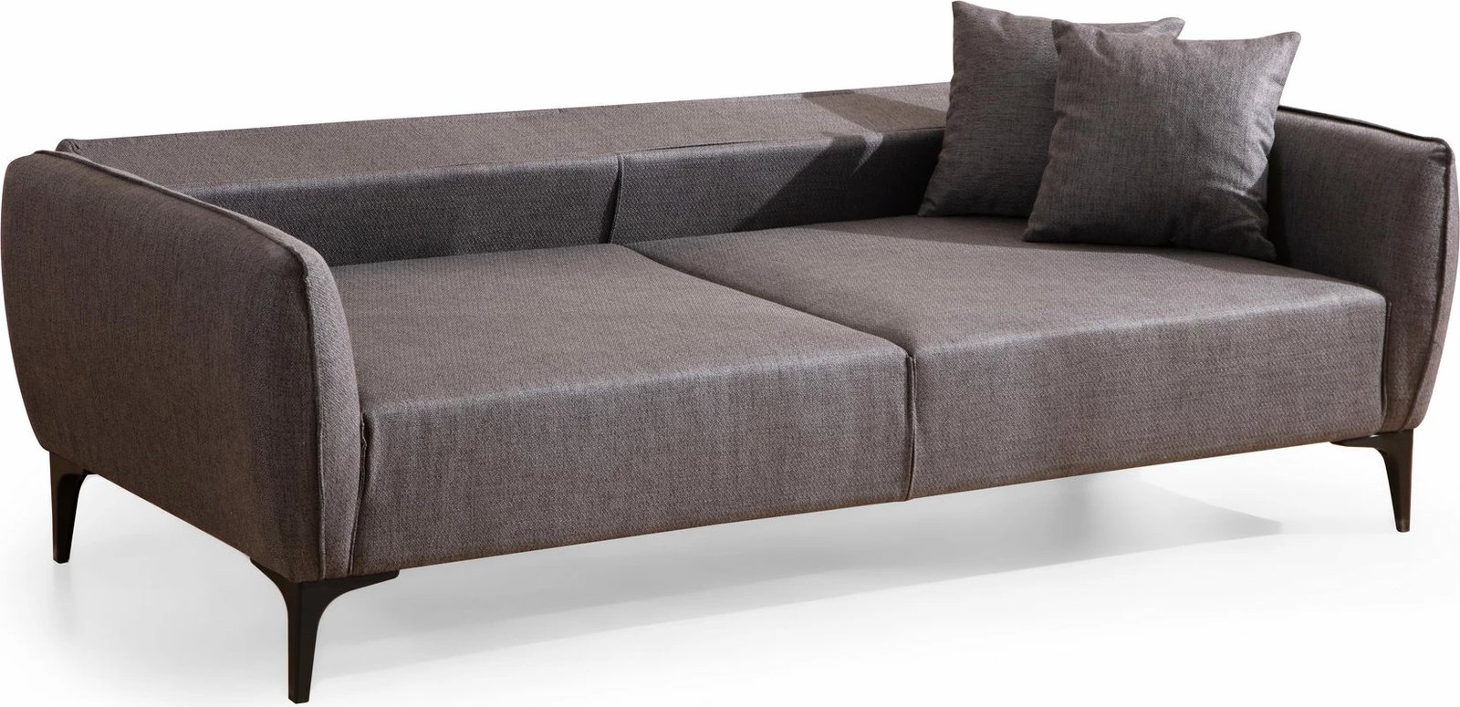 Divan treshe, ngjyrë gri e errët, Atelier del Sofa, Belissimo